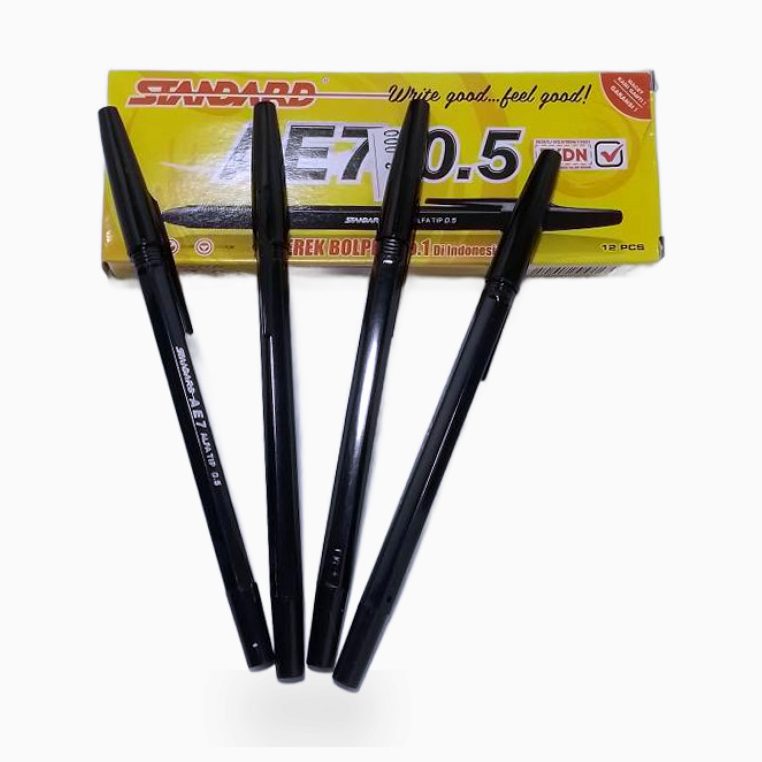 Pulpen Standard Ae7 Hitam