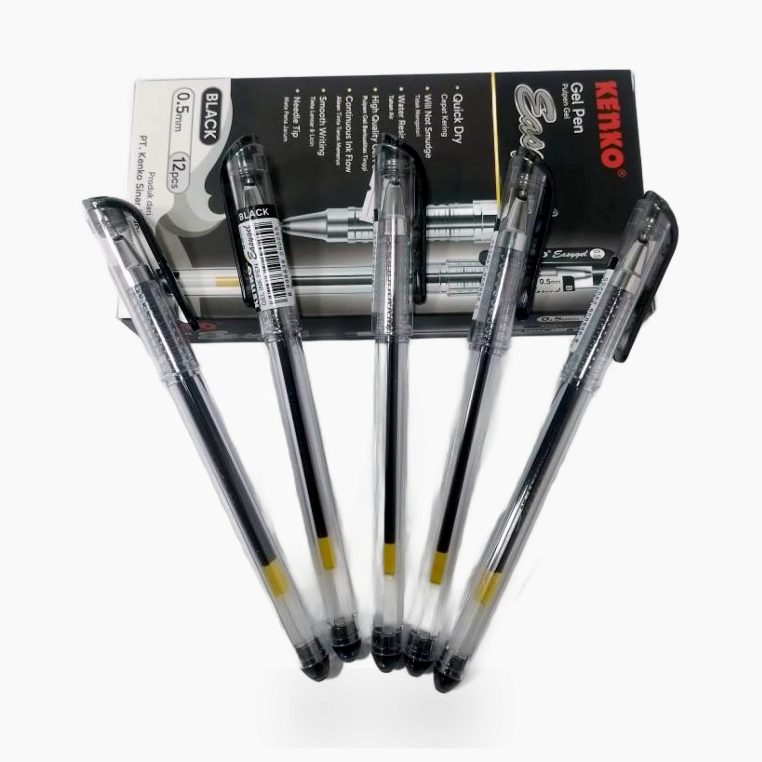 Pulpen Kenko Gel Hitam
