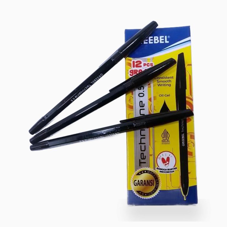 Pulpen Greebel Hitam