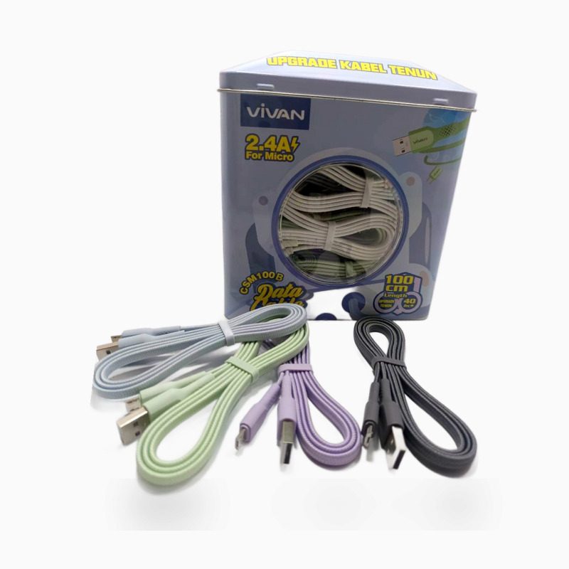 Charger Kabel Data Micro Vivan Toples CSM100B